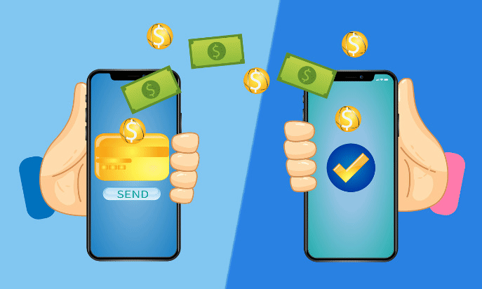 Digital donating on iphone